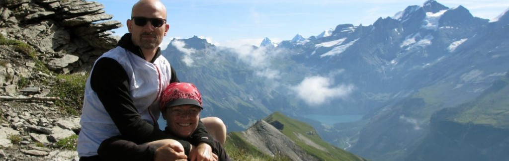 Blick hinunter nach Kandersteg.